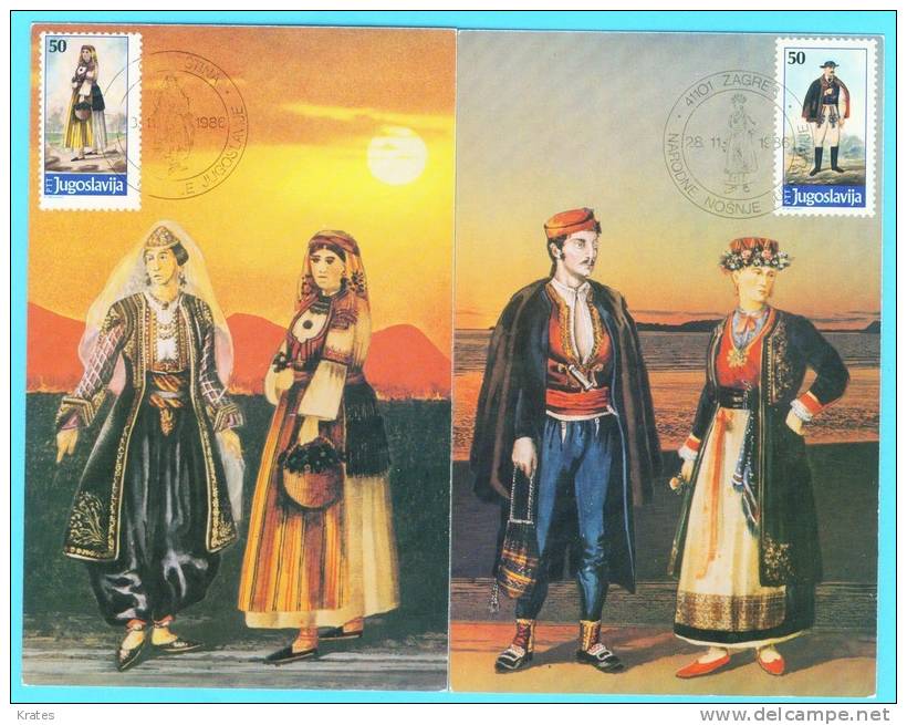 Postcard  - National Costume, Yugoslavia    (6433) - Zonder Classificatie