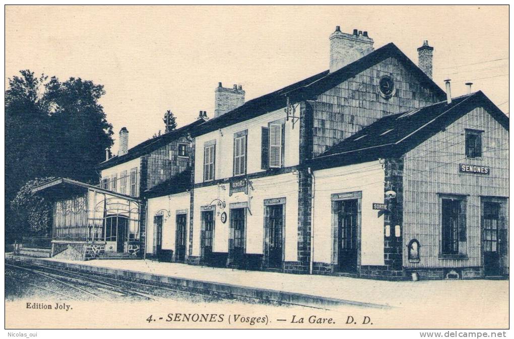 88 - SENONES   La Gare - Senones