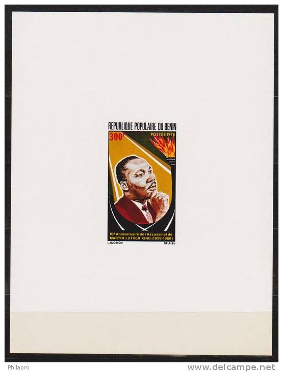 DAHOMEY   PROOF/EPREUVE  .LUTHER KING.  YVERT N°418  Réf  1005 - Martin Luther King