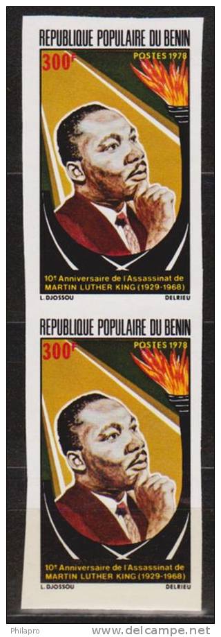 DAHOMEY  IMP/NON DENT .LUTHER KING.  YVERT N°418  Réf  1006 - Martin Luther King
