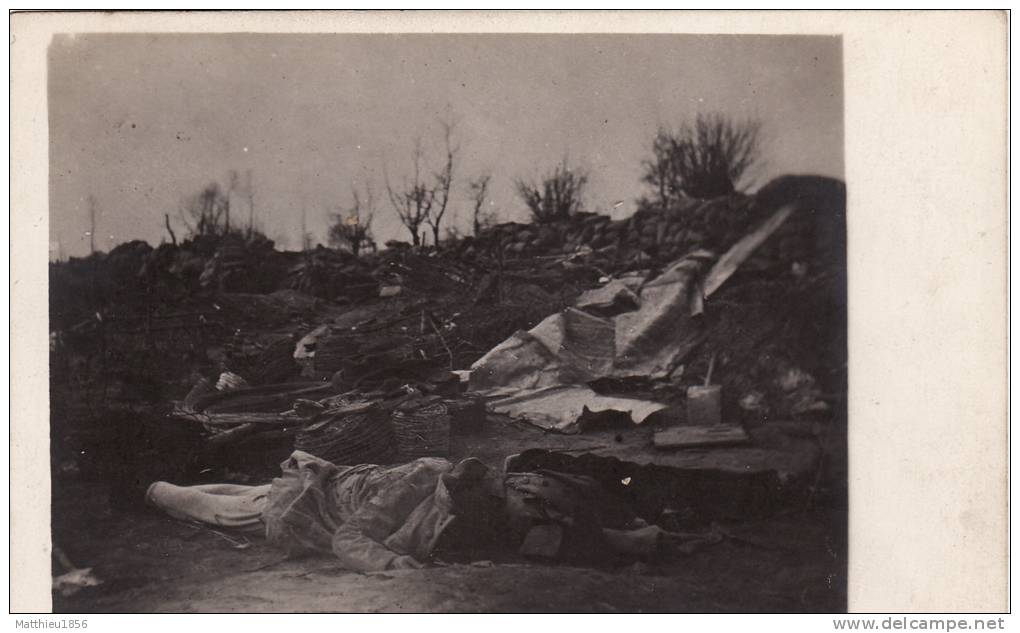 CP Photo Le Champ De Bataille Dans Le Secteur D´Ypres (Leper) (A10, Ww1, Wk1) - Ieper