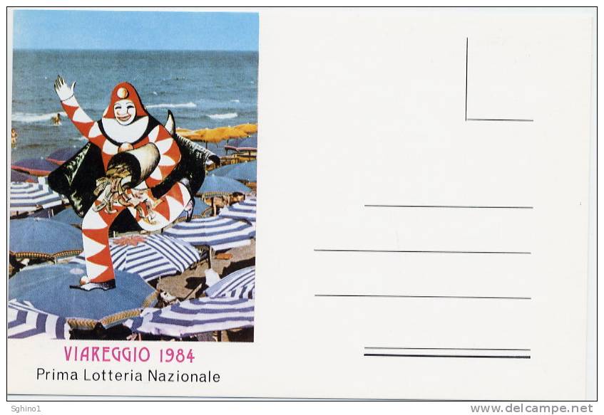 VIAREGGIO, CARNEVALE - Lotteria Nazionale 1984 - Carnival