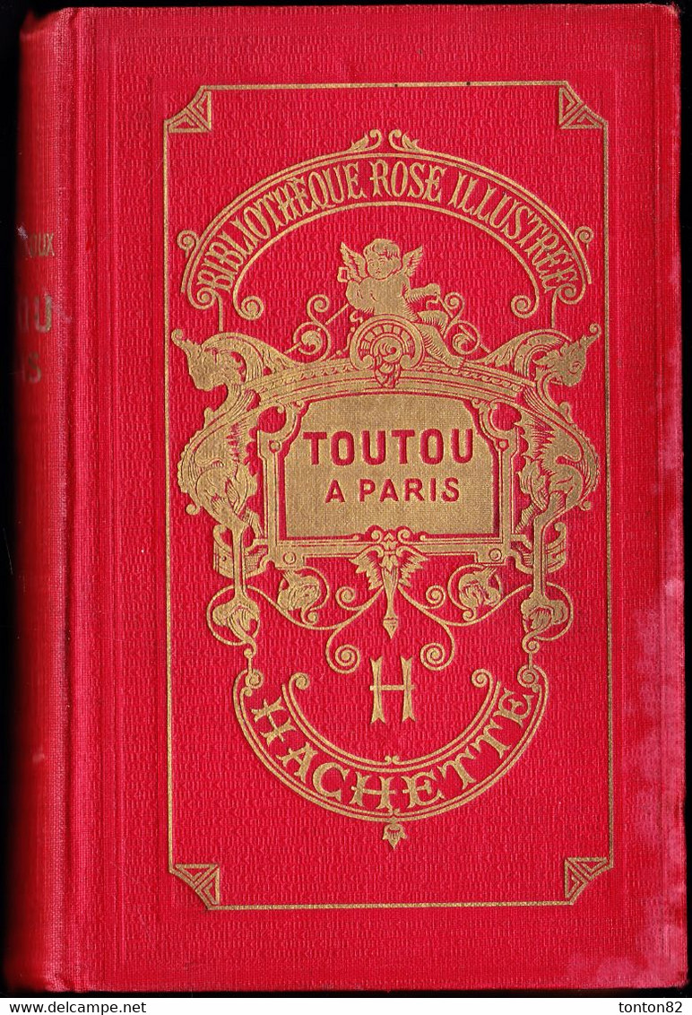 Magdeleine Du Genestoux - Toutou à Paris - Bibliothèque Rose Illustrée- ( 1929 ) - Illustrations : A. Pécoud - Bibliotheque Rose