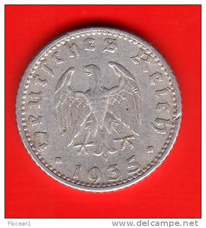 **** ALLEMAGNE - GERMANY - 50 REICHSPFENNIG 1935 D - THIRD REICH **** EN ACHAT IMMEDIAT - 50 Reichspfennig