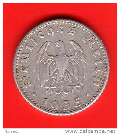 **** ALLEMAGNE - GERMANY - 50 REICHSPFENNIG 1935 E - THIRD REICH **** EN ACHAT IMMEDIAT - 50 Reichspfennig