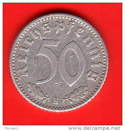 **** ALLEMAGNE - GERMANY - 50 REICHSPFENNIG 1935 E - THIRD REICH **** EN ACHAT IMMEDIAT - 50 Reichspfennig