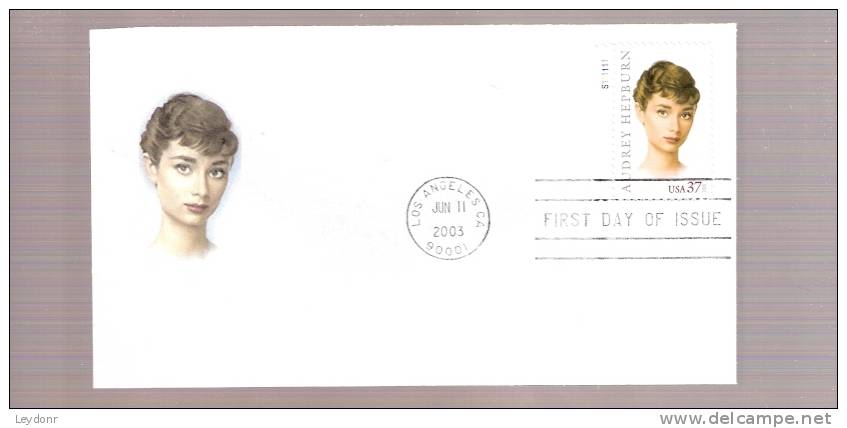 FDC Andrey Hepburn - Scott # 3786 - 2001-2010