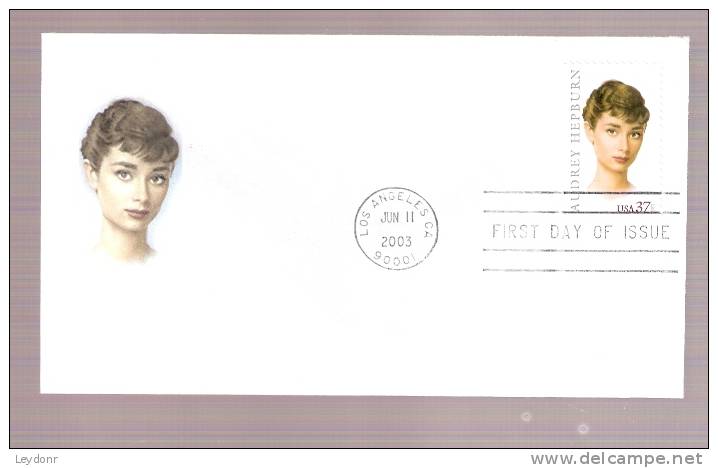 FDC Andrey Hepburn - Scott # 3786 - 2001-2010