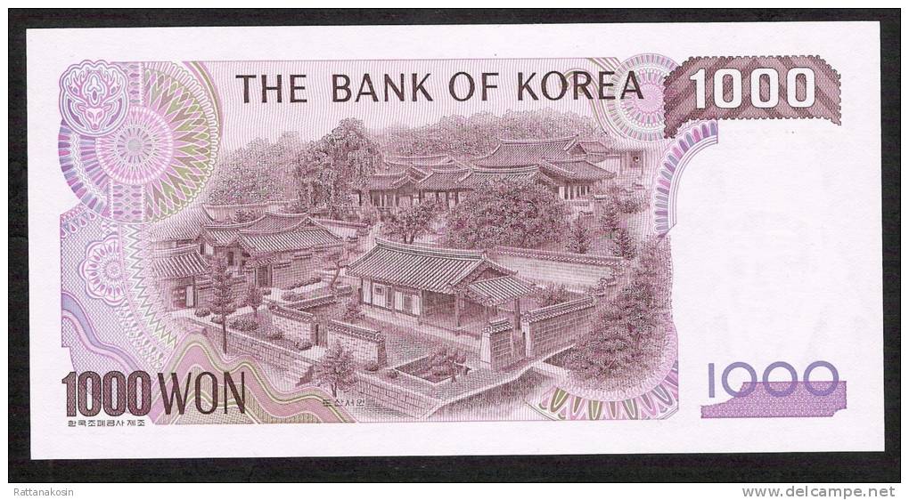 KOREA SOUTH   P47   1000  WON    1983    UNC. - Corea Del Sud