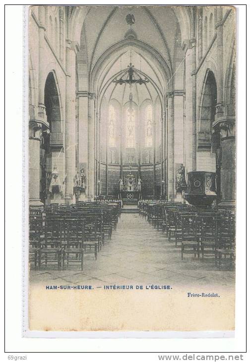 Ham Sur Heure Intérieur De L'Eglise - Ham-sur-Heure-Nalinnes