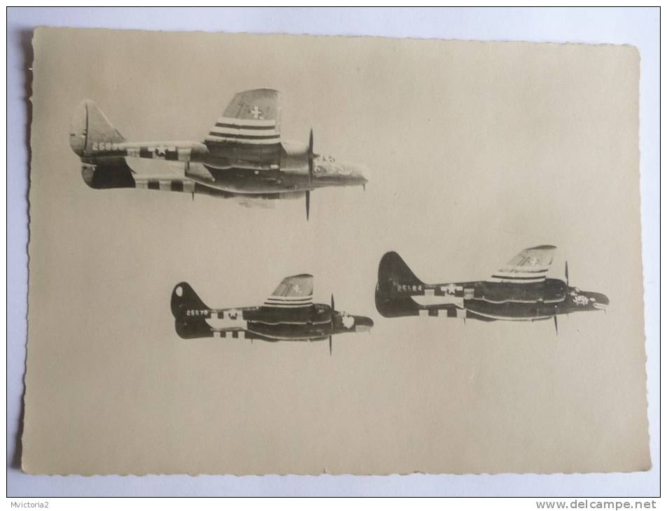 Trois P -61 "VEUVE NOIRE", Survolant La FRANCE.Avion De Chasse De Nuit à Grand Rayon D'action. - 1939-1945: 2ème Guerre