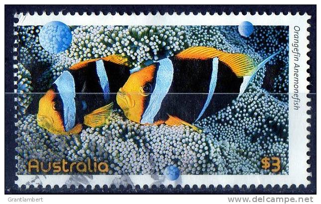 Australia 2010 Fishes Of The Reef $3 Orangefin Anemonefish Used -- - Used Stamps