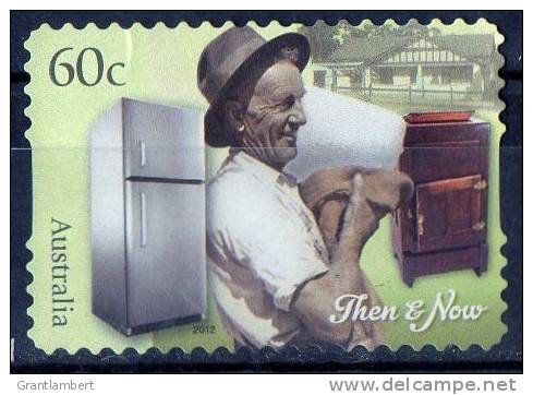 Australia 2012 Technology Then &amp; Now 60c Ice-chest Self-adhesive Used - Gebraucht