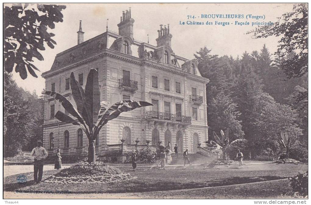 ¤¤  -   714  -  BROUVELIEURES   -  Le Chateau Des Forges  -  Façade Principale      -  ¤¤ - Brouvelieures