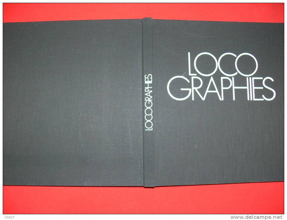 LOCOGRAPHIES / LOMOTIVE / GARE /  78 PHOTOS  NOIR ET BLANC PAR P TERBOIS  TEXTE H VINCENOT EDITION 1976  DENOEL /EDITA - Chemin De Fer & Tramway