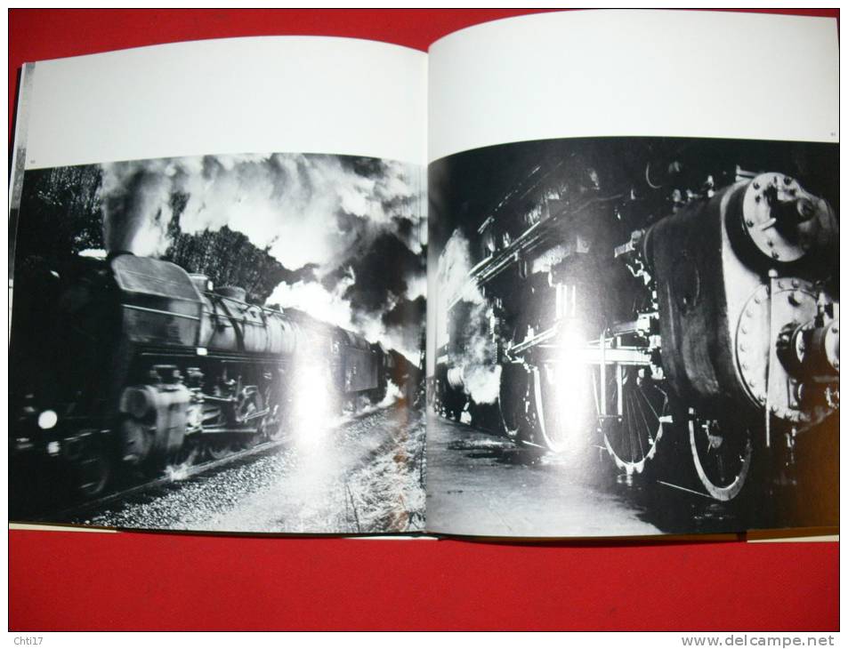 LOCOGRAPHIES / LOMOTIVE / GARE /  78 PHOTOS  NOIR ET BLANC PAR P TERBOIS  TEXTE H VINCENOT EDITION 1976  DENOEL /EDITA