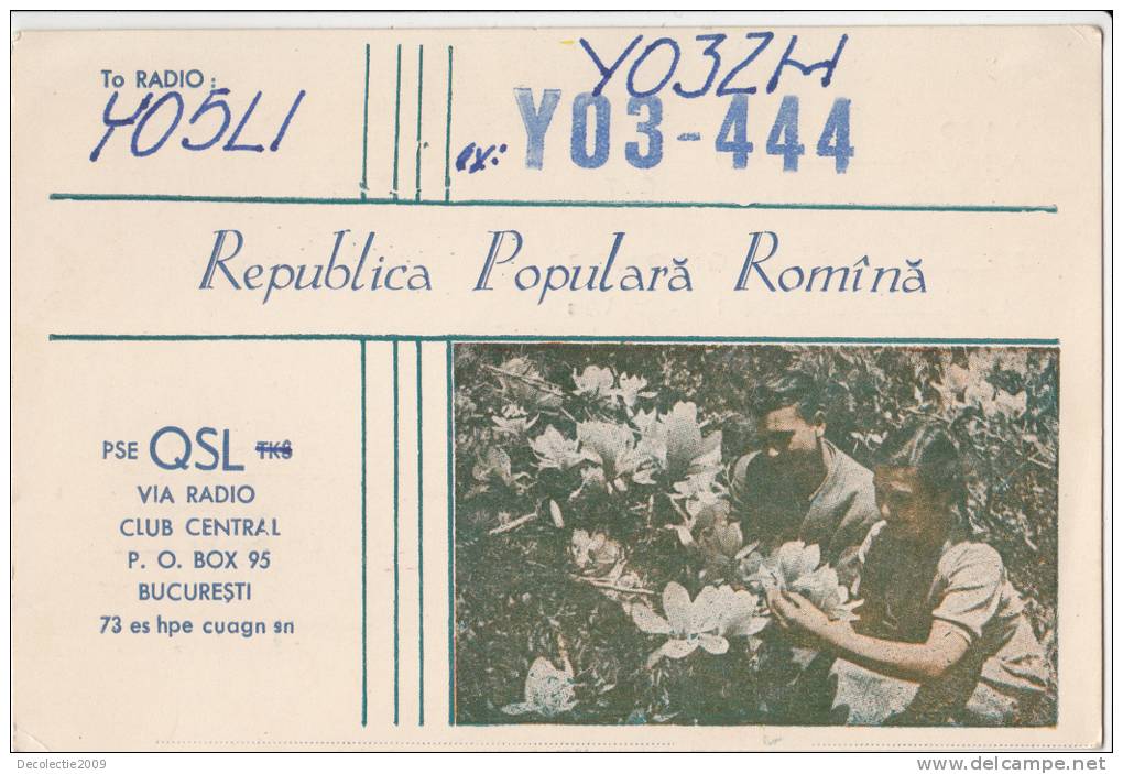 ZS30614 Cartes QSL Radio YO32M ROMANIA Used Perfect Shape Back Scan At Reques - Radio
