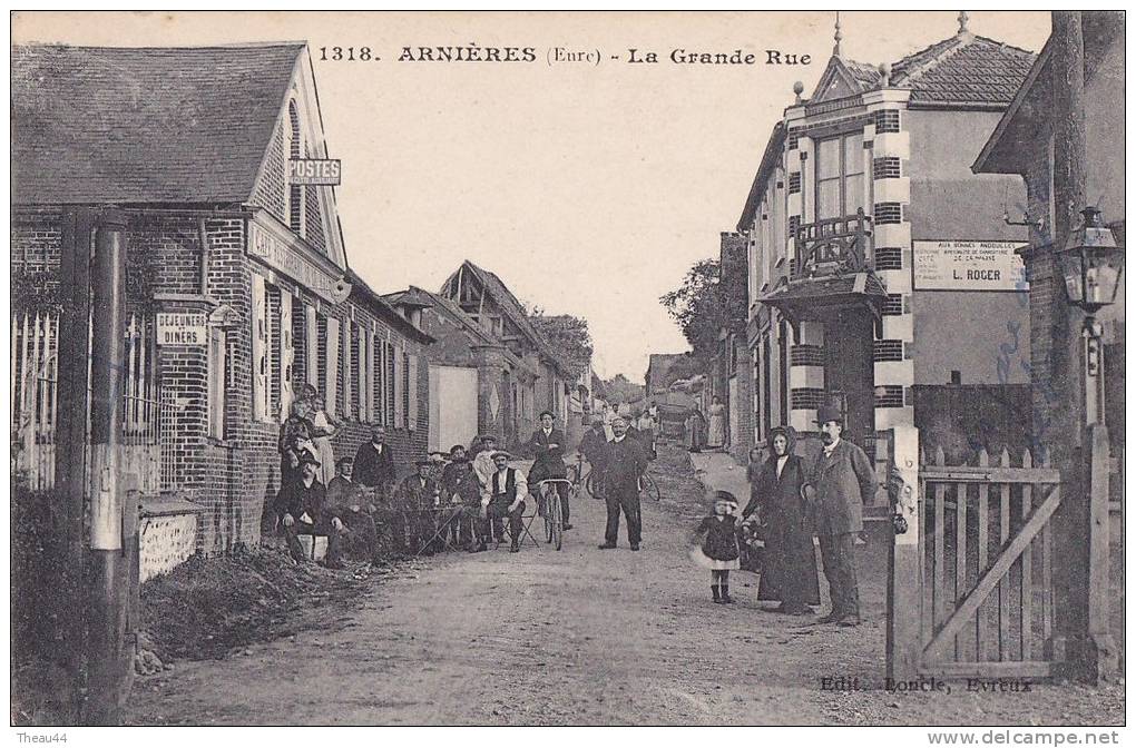 ¤¤  -   61318   -   ARNIERES   -   La Grande Rue   -   Poste   -   Café  -  ¤¤ - Arnières