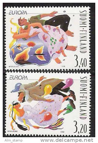 1998 Finnland  Mi. 1432-3 ** MNH  Europa: Nationale Feste Und Feiertage. - 1998