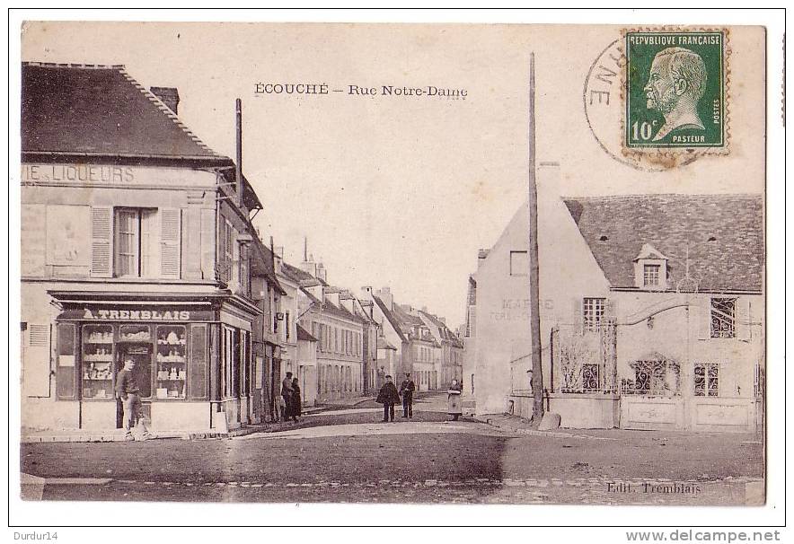 ECOUCHÉ   (Orne )  Rue Notre-Dame (pm Commerce... A.TREMBLAIS...) - Ecouche