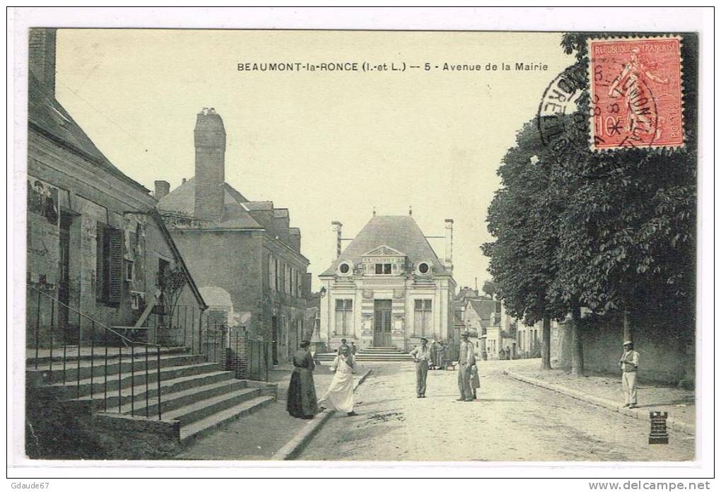 BEAUMONT-LA-RONCE (37) - AVENUE DE LA MAIRIE - Beaumont-la-Ronce