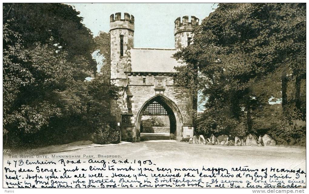 The Royal Gate, Manningham Park, Bradford. (light Bends) - Bradford