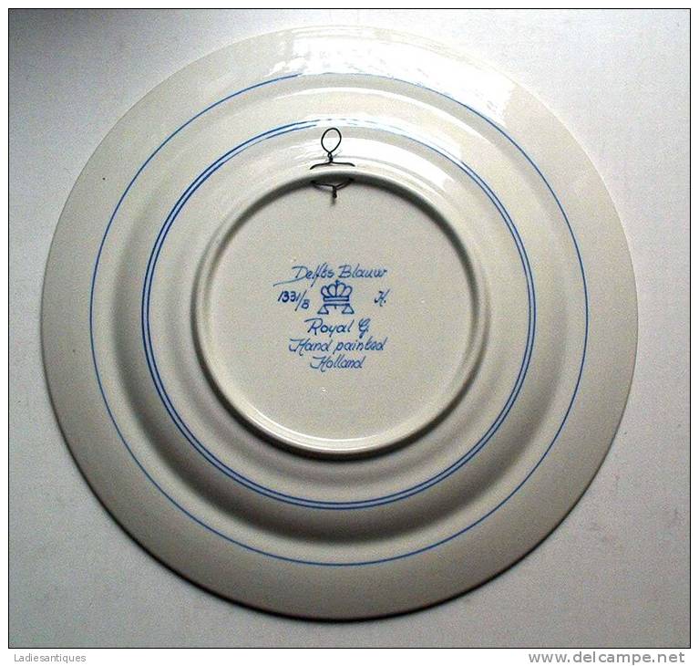 Delft - Assiette à Suspendre - Sierbord - Wall Plate - AS 2090 - Delft (NLD)