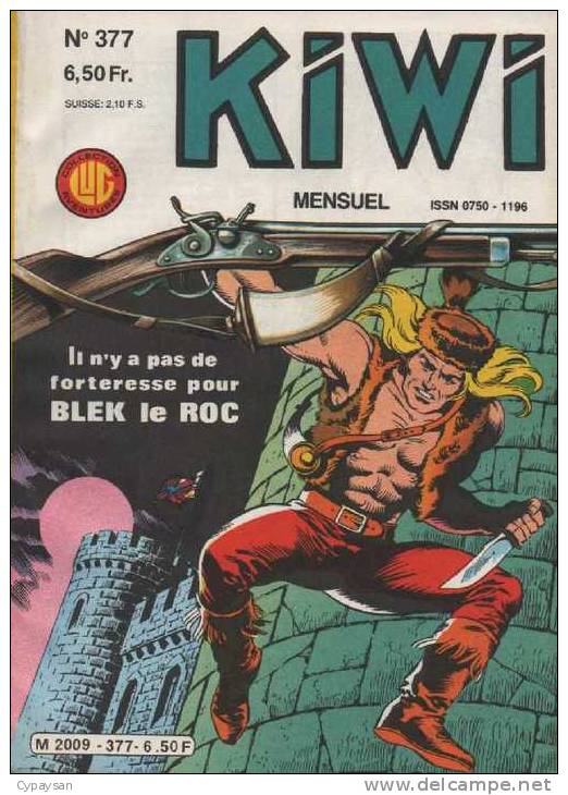 KIWI N° 377 BE LUG 09-1986 - Kiwi