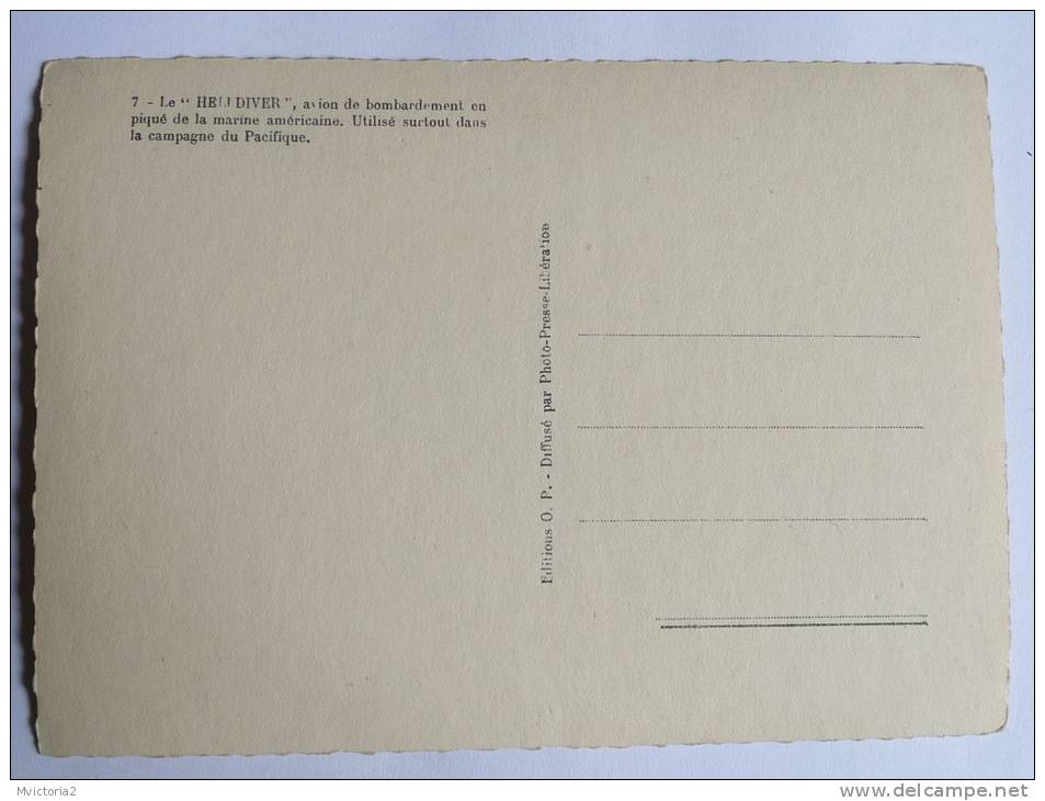 Le " HELIDIVER " Avion De Bombardement Américain Utilisé Dans La Campagne Du Pacifique - 1939-1945: 2ème Guerre