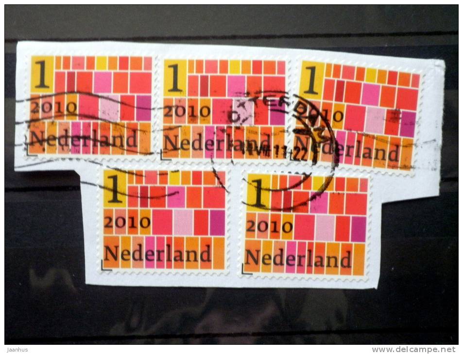 Netherlands - 2010 - Mi.nr.2758 - Used - Standard Letter - Definitives - Self-adhesive - On Paper - Used Stamps