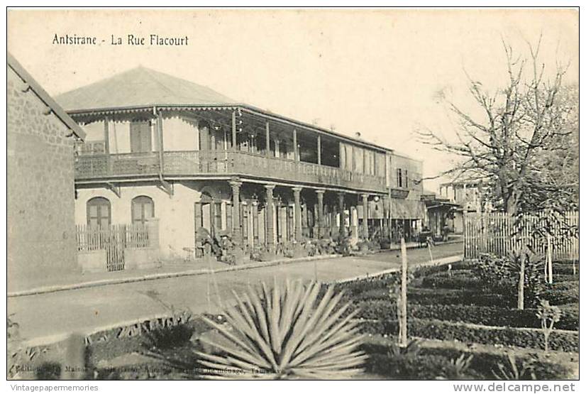 180846-Madagascar, Antsirane, La Rue Flacourt, P. Ghigiasso - Madagascar