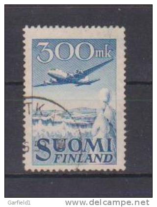 Finnland 1950  Mi.Nr. 384 , Freimarke Flugzeug - Gestempelt / Used / (o) - Gebraucht