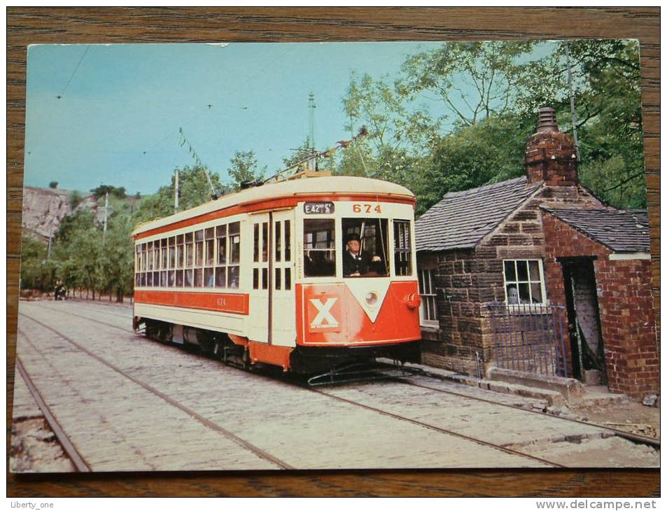 NEW YORK TROLLEY CAR / TRAMCAR ( N° 674 ) Build In 1939 Manhattan - Anno 19?? ( Zie Foto Details ) !! - Autres & Non Classés