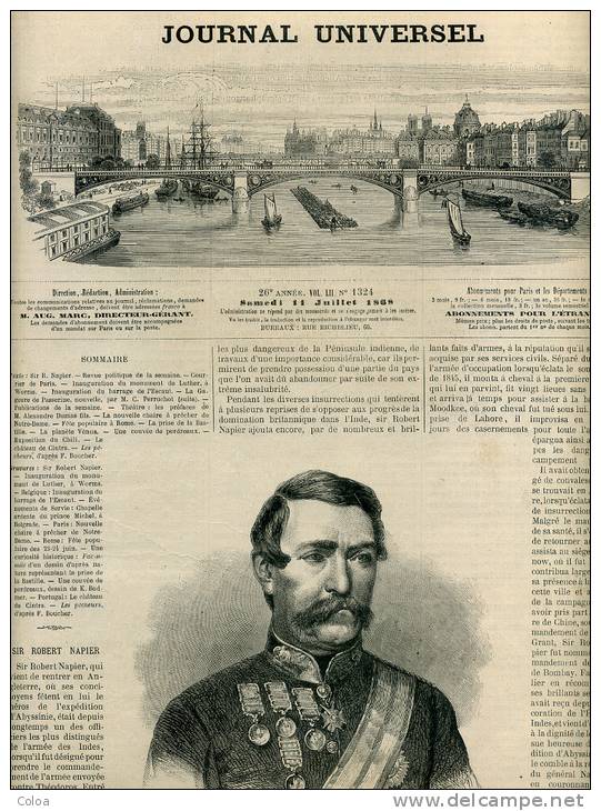 Paris La Nouvelle Chaire De L’église Notre-Dame 1868 - Zeitschriften - Vor 1900