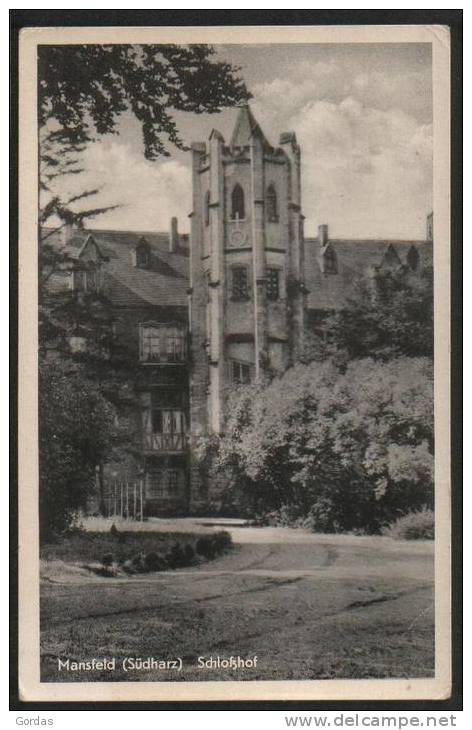 Germany - Mansfeld - Sudharz - Schlosshof - Mansfeld