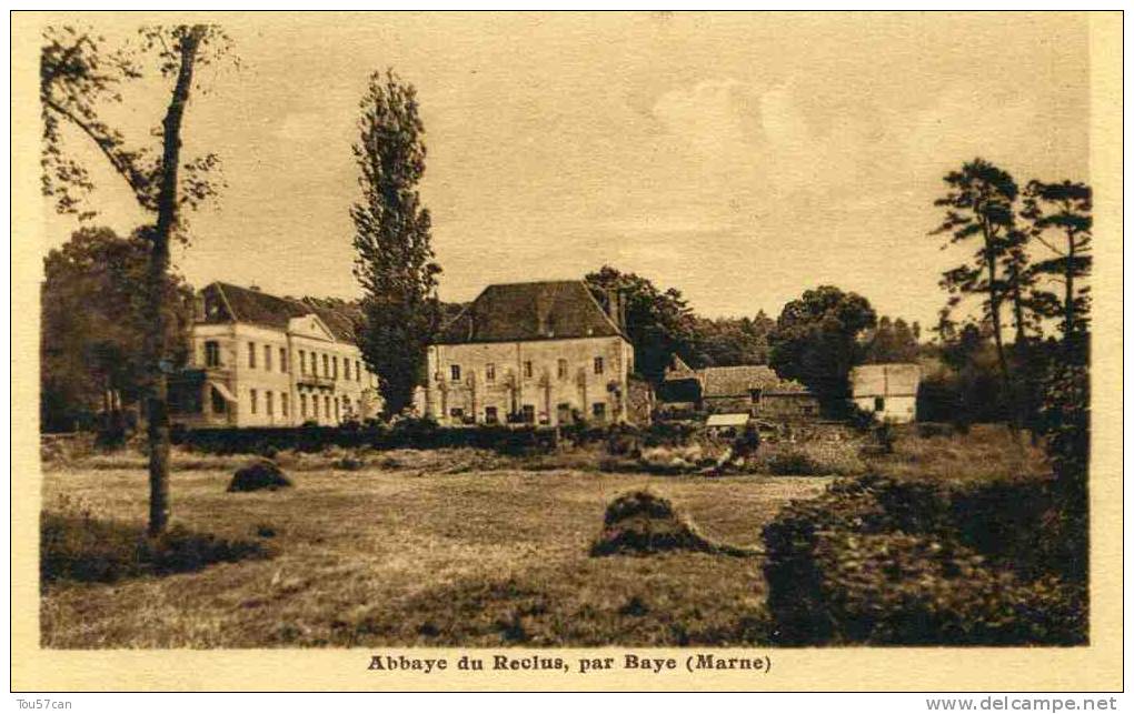 BAYE - MARNE - CPA. - Autres & Non Classés