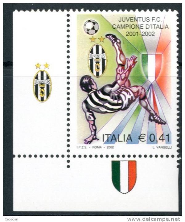 ITALIA / ITALY 2002** - JUVENTUS CAMPIONE D´ITALIA 2001-2002 - 1 Valore Come Da Scansione - Clubs Mythiques