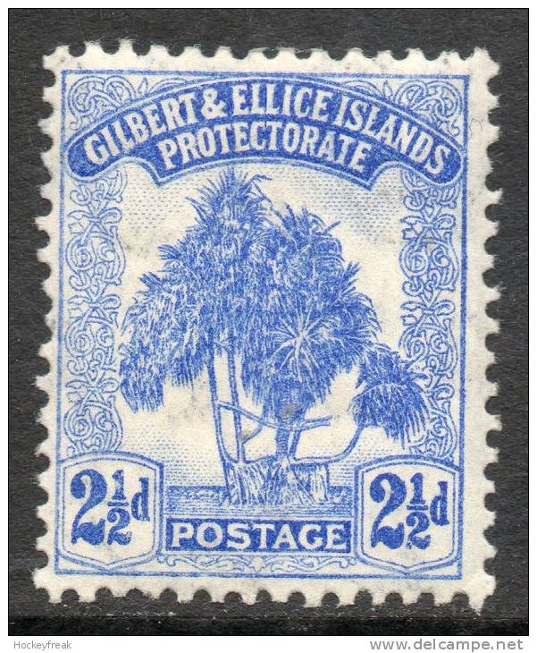 Gilbert & Ellice Islands 1911 - 2½d Ultramarine SG4 MH Cat £18 As HM SG2020 - Please See Description Below - Gilbert- Und Ellice-Inseln (...-1979)