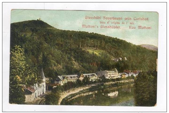Giesshubl Sauerbrunn Pres Carlsbad, 1890s - Karlsruhe