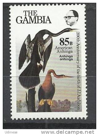 GAMBIA 1985 - AUDUBON 85 - MNH MINT NEUF - Gambie (1965-...)