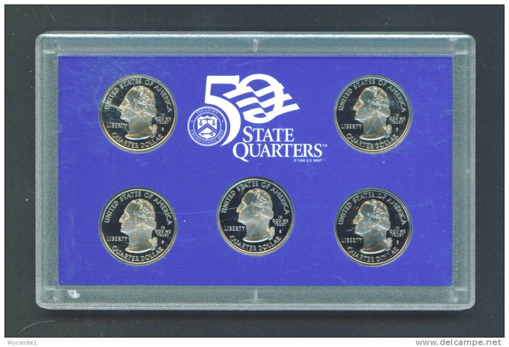 UNITED STATES  -  2000  State Quarters Proof Set In Case - Proof Sets