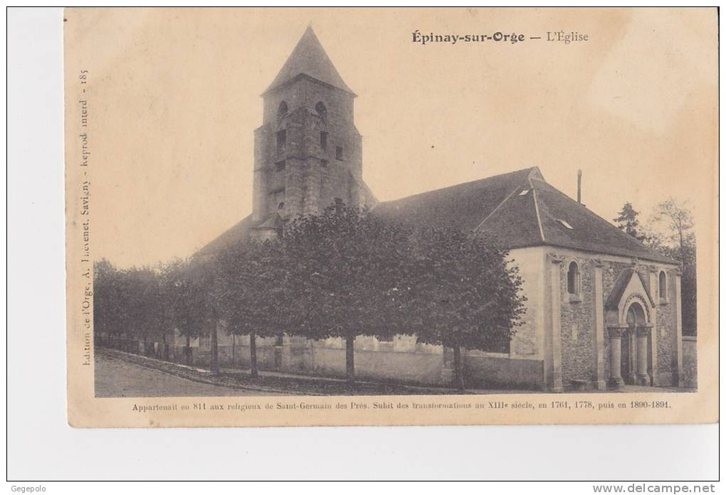 EPINAY SUR ORGE - L'Eglise - Epinay-sur-Orge