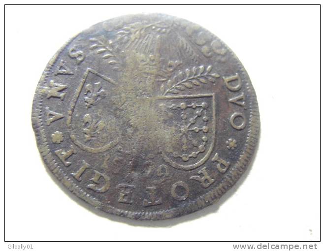 A/HENRICVS IIII GALLIÆ ET NAVAR REX.  1599.  TB. - Royal / Of Nobility