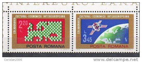 Romania 1974 / Inter Europa / 2 Val - Ungebraucht