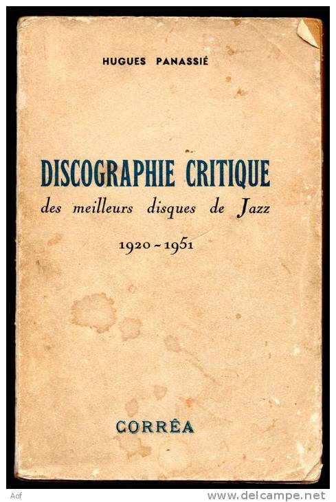 DISCOGRAPHIE CRITIQUE DU JAZZ 1920-1951 PANASSIE - Música