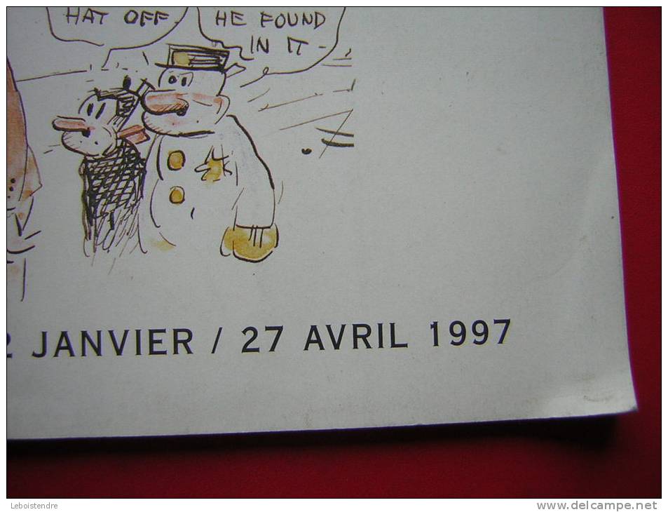 MUSEE DE LA BANDE DESSINEE 22/01 / 27/04 1997-ANGOULEME -EXPOSITION KRAZY HERRIMAN-CATALOGUE PAR THIERRY GROENSTEEN - Persboek