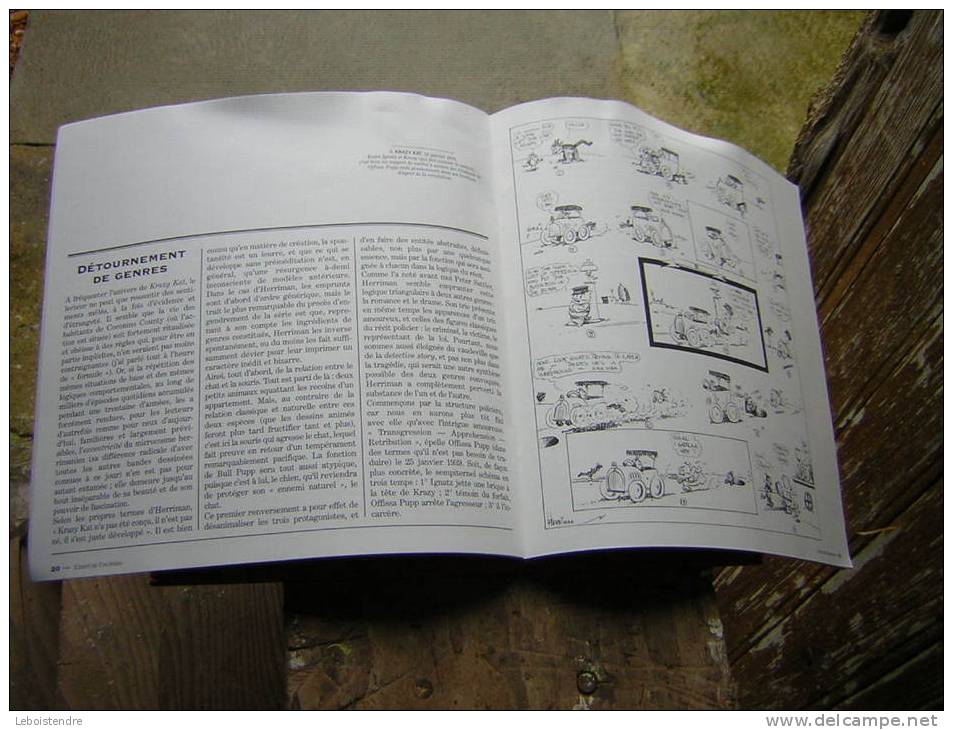 MUSEE DE LA BANDE DESSINEE 22/01 / 27/04 1997-ANGOULEME -EXPOSITION KRAZY HERRIMAN-CATALOGUE PAR THIERRY GROENSTEEN - Persboek