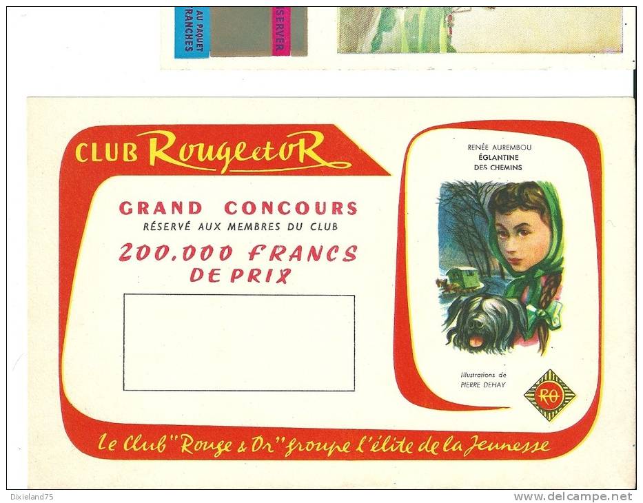 Buvard Club Rouge Et Or Illustrateur  Pierre Dehay - C