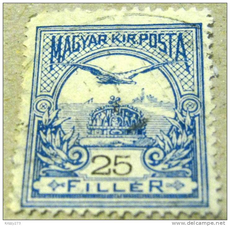 Hungary 1900 Turul Bird 25f - Used - Oblitérés