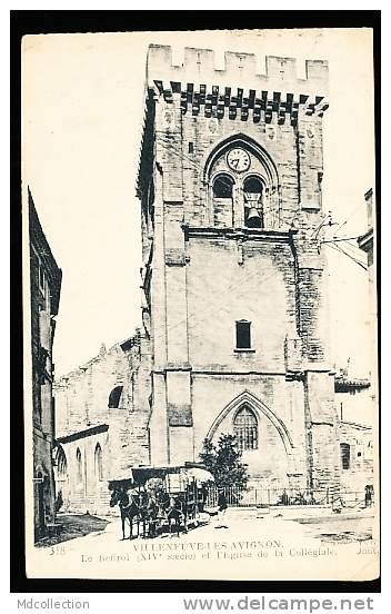 30 VILLENEUVE LES AVIGNON /       Le Beffroi Et L'église De La Collégiale     / - Villeneuve-lès-Avignon